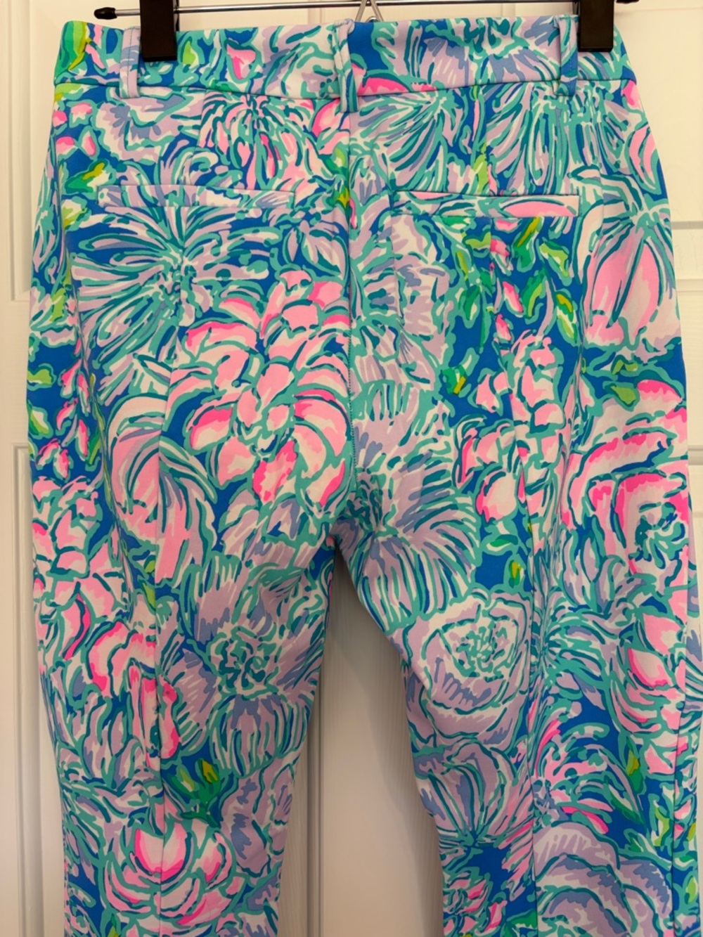 Lilly Pulitzer Kelly High Rise Knit Skinny Ankle Pant in Full Bloom, Size 4 - Picture 5 of 7